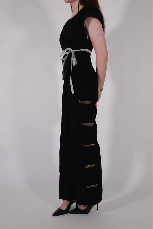 ODETTE SLIDER WIDE-LEG TROUSER