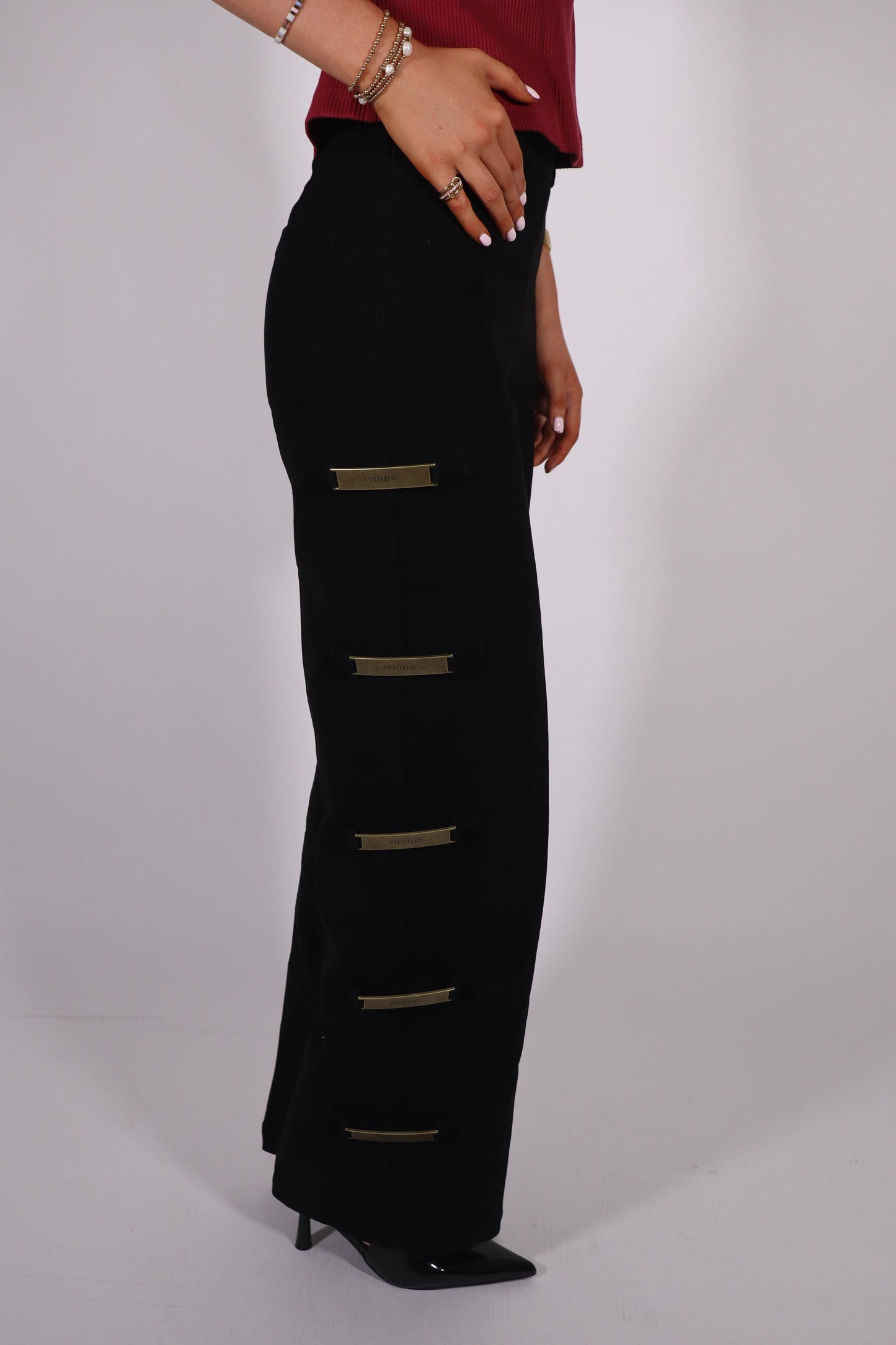 ODETTE SLIDER WIDE-LEG TROUSER