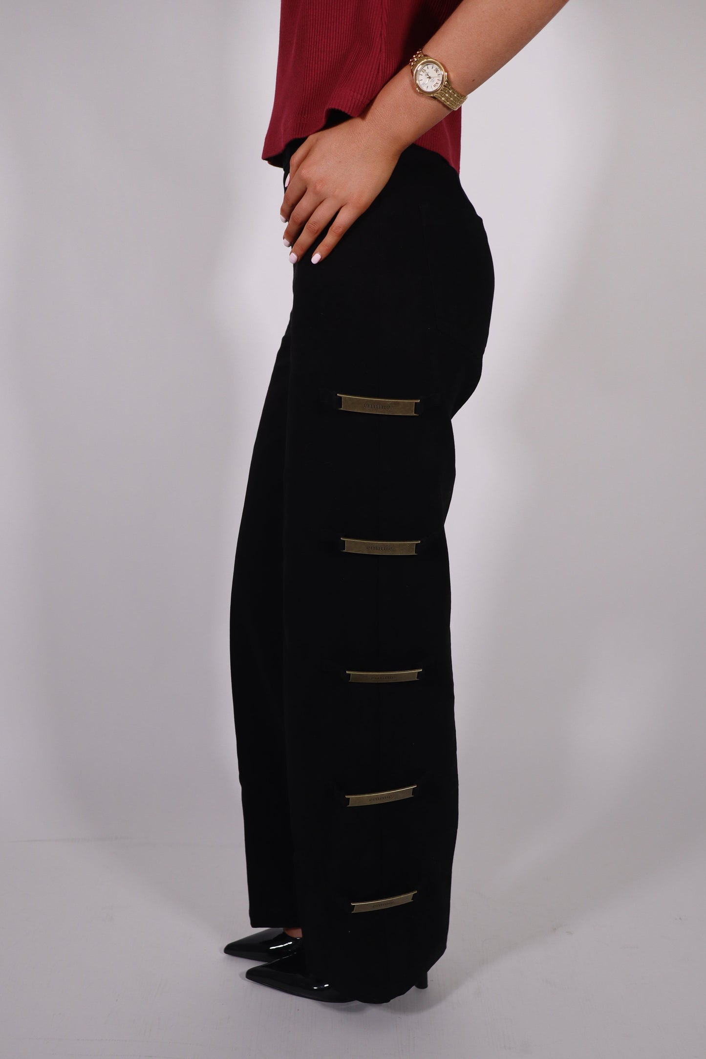 ODETTE SLIDER WIDE-LEG TROUSER